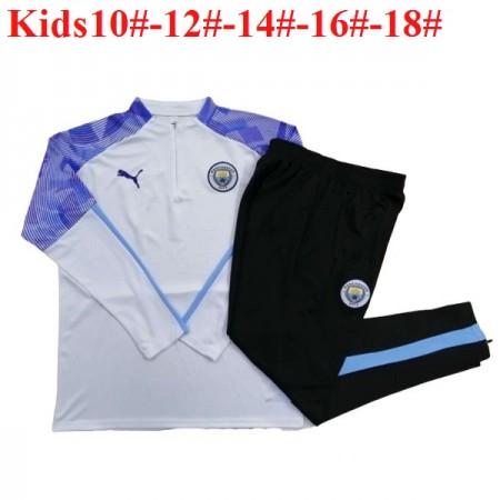 Manchester City 2020/2021 Niños Sudadera de Entrenamiento Trajes M001